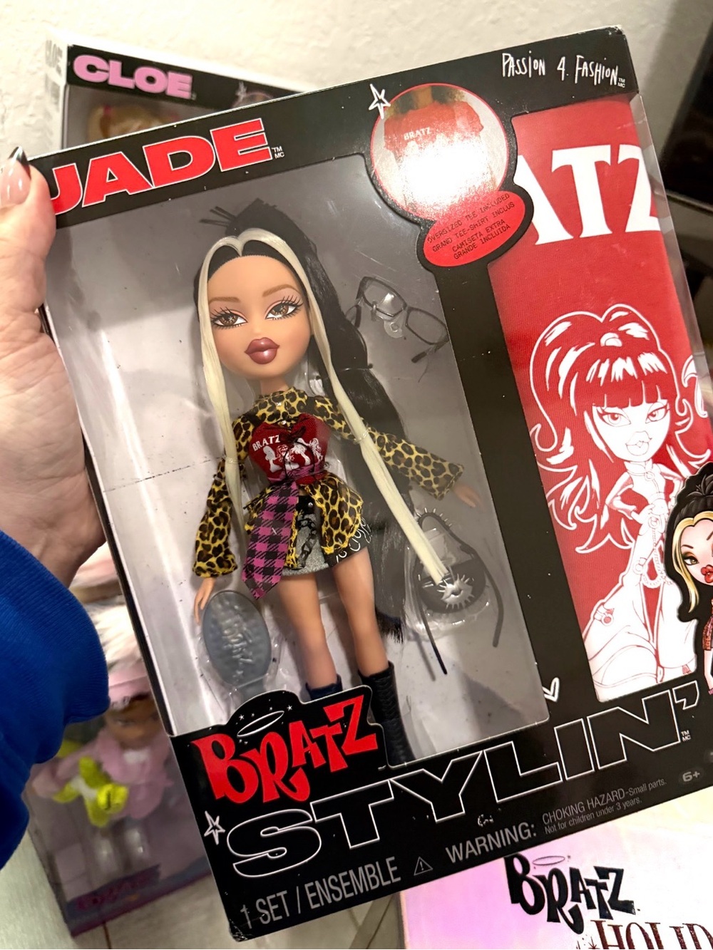 NIB Bratz Jade Doll with Adult Unisex XL Oversized T-Shirt Fall 26 #033